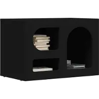 vidaXL TV Kast ELST 60 x 35 x 40 cm Zwart Bewerkt hout