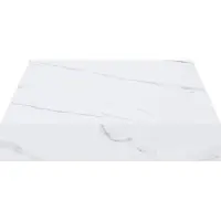 vidaXL Wandplank 2 st Wit Marmer 40 x 23,5 x 3,8 cm Bewerkt hout