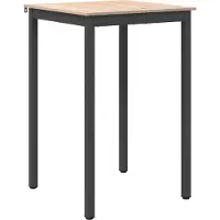 vidaXL Bartafel Naturel 70 x 70 x 105 cm Massief grenenhout