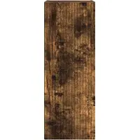 vidaXL TV Wandkast 2 st Rook Eiken Bewerkt hout