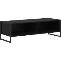 vidaXL TV Kast 100 x 36,5 x 30,5 cm Zwart Eiken Bewerkt hout