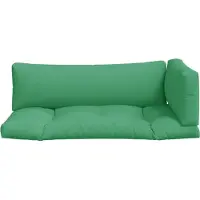 vidaXL Palletkussens 3 st stof groen