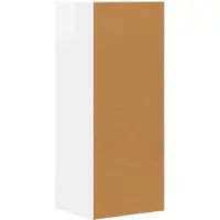 vidaXL Dressoir ELST Hoogglans wit 40 x 35 x 100,5 cm Bewerkt hout