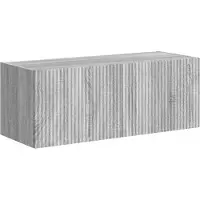vidaXL Tv Wandkast Set Wandgemonteerd 6 pcs Grijs Sonoma