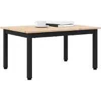 vidaXL - Salontafel - Naturel - 70 - x - 50 - x - 36 - cm - Massief - grenenhout