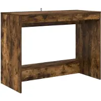 vidaXL Bedtafel, rookbruin, houtvezel, 100 x 45 x 75 cm