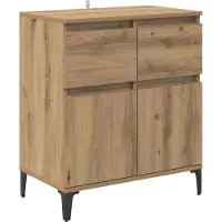 vidaXL Dressoir Artisan Eiken 60 x 35 x 70 cm