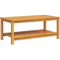 vidaXL Bijzettafel Olie Natuurlijk 110 x 55 x 45 cm