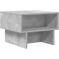 vidaXL Salontafel Beton Grijs 48 x 46 x 35 cm Bewerkt hout