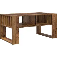 vidaXL Salontafel Oudhout 92 x 49,5 x 45 cm Bewerkt hout