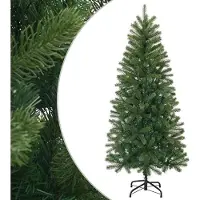 vidaXL Kunstkerstboom met standaard Groen 150 cm PVC, PE en staal