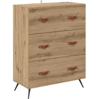 vidaXL Hoge kast met plank 2 pcs Artisan Eiken 69,5 x 34 x 180 cm