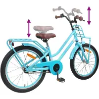 vidaXL Kinderfiets 22 Inch voor 7-12 jaar oud Lichtblauw