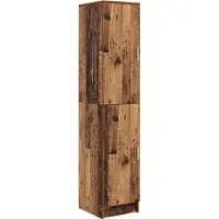 vidaXL Highboard Oudhout 35 x 39 x 168 cm