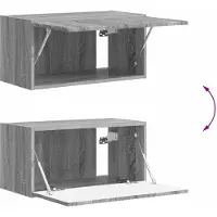 vidaXL Tv-meubelset 6 pcs Grijs Sonoma Bewerkt hout