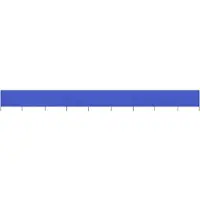 vidaXL Windscherm 9-panelen 1200x80 cm stof azuurblauw