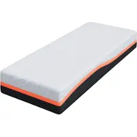 vidaXL Matras Wit en Grijs 80 x 200 cm Jacquard stof