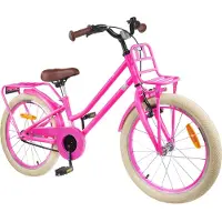 vidaXL Kinderfiets 20 Inch voor 6-11 jaar oud Donkerroze