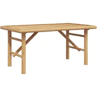 vidaXL Salontafel Bruin 90 x 50 x 43 cm Bamboe