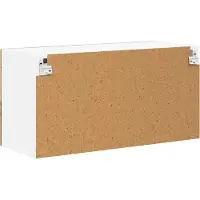 vidaXL Wandglas Kasten LUCCA Oud hout 80 x 31 x 40 cm Bewerkt hout