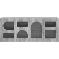 vidaXL TV Kast ELST 100 x 35 x 40 cm Grijs Sonoma Bewerkt hout