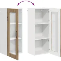 vidaXL Vaatwasserpaneel Kalmar Artisan Eiken 40 x 31 x 100 cm