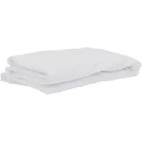vidaXL Matrasbeschermer waterdicht 140x220 cm wit