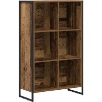 vidaXL Boekenkast 99,5 x 30 x 108,5 cm Bewerkt hout Oud Hout