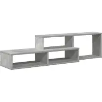 vidaXL Wand TV Stand 120 x 25 x 28,5 cm Bewerkt hout