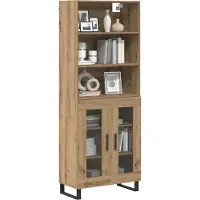 vidaXL Highboard 2 pcs Artisan Eiken 69,5 x 34 x 180 cm