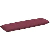 vidaXL Rugkussen Wijnrood 200 x 19 x 50 cm Stof