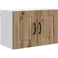 vidaXL Wandkast PORTO Artisan Eiken 60 x 31 x 40 cm Bewerkt hout