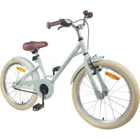 vidaXL Kinderfiets 18 Inch voor 5-7 jaar oud Lichtgroen