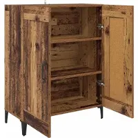 vidaXL Dressoir, gerecycled hout, 69,5 x 34 x 90 cm, houtvezel