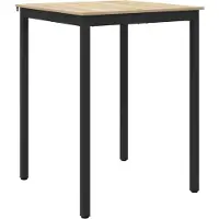 vidaXL Staande Bartafel Bewerkt hout Vierkant