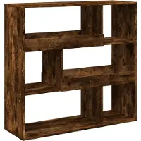 vidaXL Boekenkast / kamerscherm 100x33x94,5 cm gerookt eikenkleurig