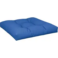vidaXL Palletkussen 70x70x12 cm stof koningsblauw
