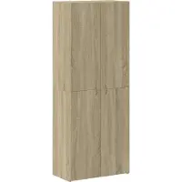 vidaXL Archiefkast 60x32x153 cm bewerkt hout sonoma eikenkleurig