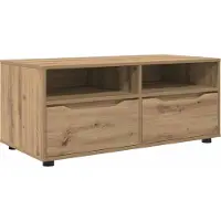 vidaXL TV Kast 100 x 48 x 43 cm Artisan Eiken Bewerkt hout