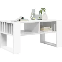 vidaXL Salontafel Wit 92 x 49,5 x 45 cm Bewerkt hout