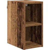 vidaXL - Hangkast - met - opslag - Oudhout - 20 - x - 29,5 - x - 40 - cm - Bewerkt - hout