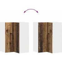 vidaXL Vaatwasserpaneel Kalmar Oudhout 57 x 57 x 80 cm Bewerkt hout