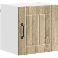 vidaXL Wandkast LUCCA Sonoma Eiken 40 x 31 x 40 cm Bewerkt hout