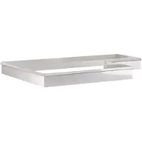 vidaXL Slakkenhekken 16 st 100 x 3,5 x 25 cm Roestvrij staal Zilver