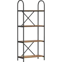 vidaXL Boekenplank 4-laags 60 x 30 x 146 cm Bewerkt hout Oudhout