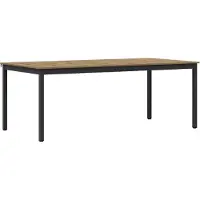 vidaXL Eettafels 200 x 100 x 75 cm Bewerkt hout Rechthoekig