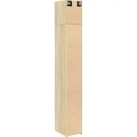 vidaXL Opbergkast smal 30x42,5x225 cm bewerkt hout sonoma eikenkleurig