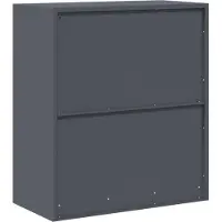 vidaXL Opbergkast Antraciet 80 x 40 x 90 cm Staal