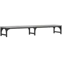 vidaXL Monitorstandaard 105x23x15,5 cm bewerkt hout grijs sonoma