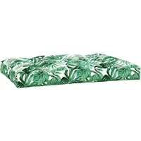 vidaXL Palletkussens 7 st bladpatroon stof